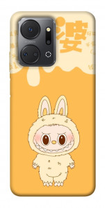 Чехол Yellow labubu для Huawei Honor X7a