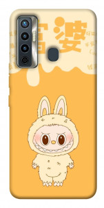 Чохол Yellow labubu для TECNO Camon 17