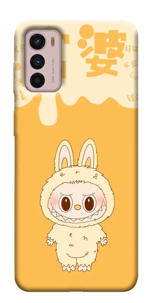 Чехол Yellow labubu для Motorola Moto G42