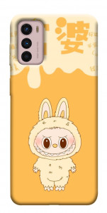 Чехол Yellow labubu для Motorola Moto G42