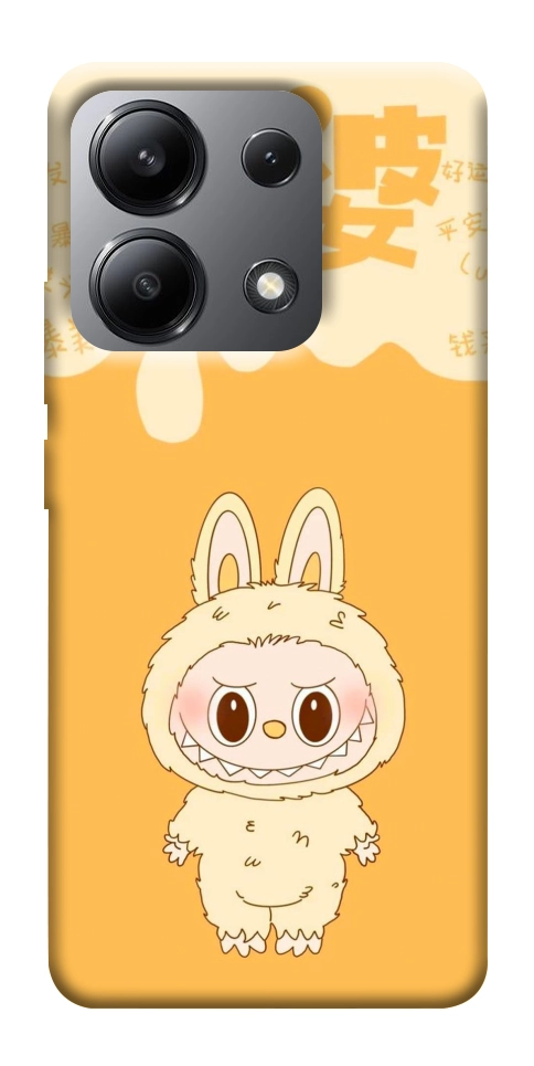 Чехол Yellow labubu для Xiaomi Redmi Note 13 4G