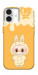 Чохол Yellow labubu для iPhone 16 Plus