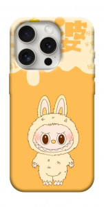 Чохол Yellow labubu для iPhone 16 Pro