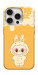 Чехол Yellow labubu для iPhone 16 Pro