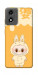 Чохол Yellow labubu для Motorola Moto E14