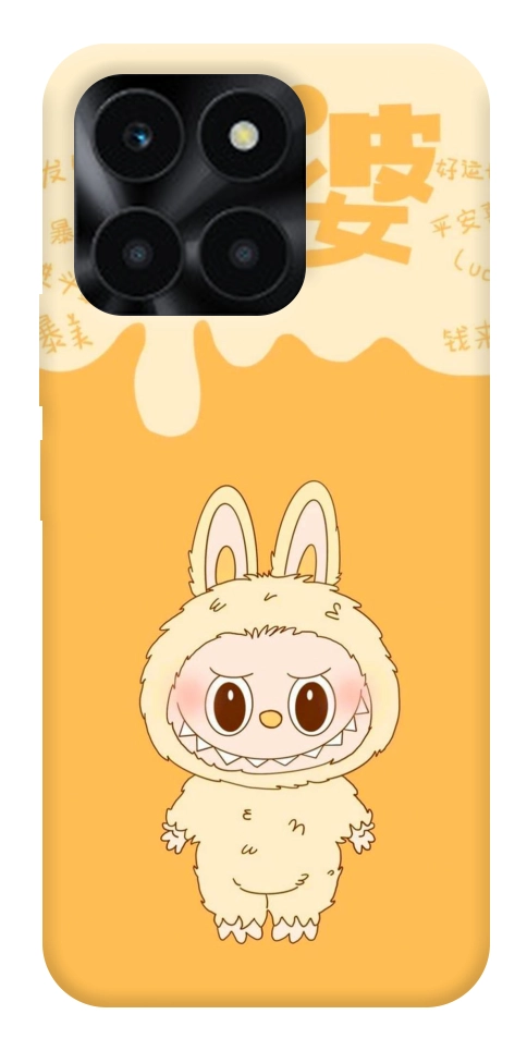 Чохол Yellow labubu для Huawei Honor X6a