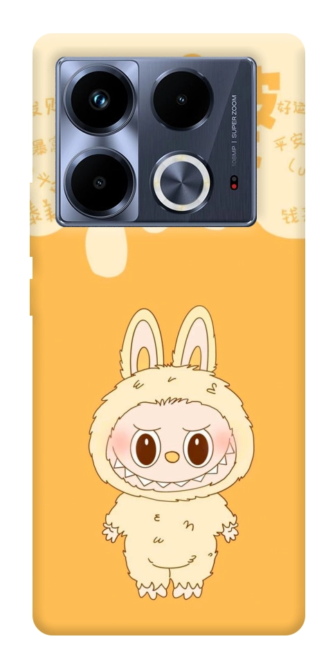 Чехол Yellow labubu для Infinix Note 40 4G