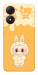 Чехол Yellow labubu для ZTE Blade A34 4G