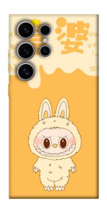Чехол Yellow labubu для Galaxy S25 Ultra