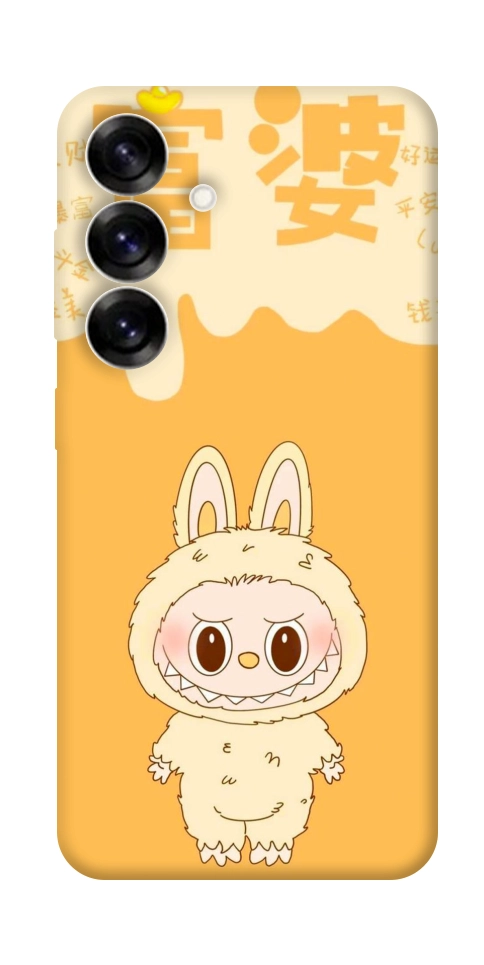 Чохол Yellow labubu для Galaxy S25+