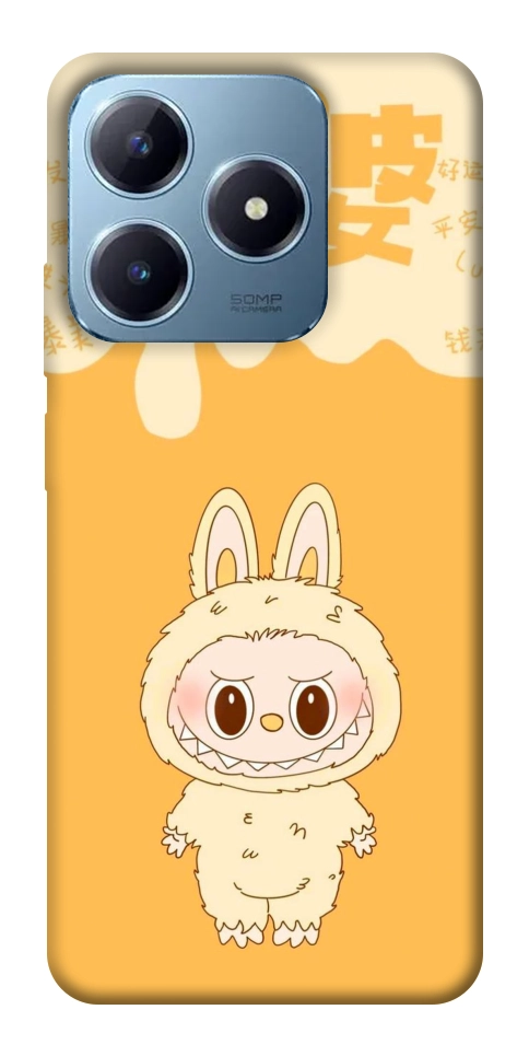 Чехол Yellow labubu для Realme C63 4G