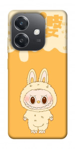 Чохол Yellow labubu для Oppo A3 4G