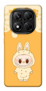 Чехол Yellow labubu для Xiaomi Redmi Note 14 Pro 5G