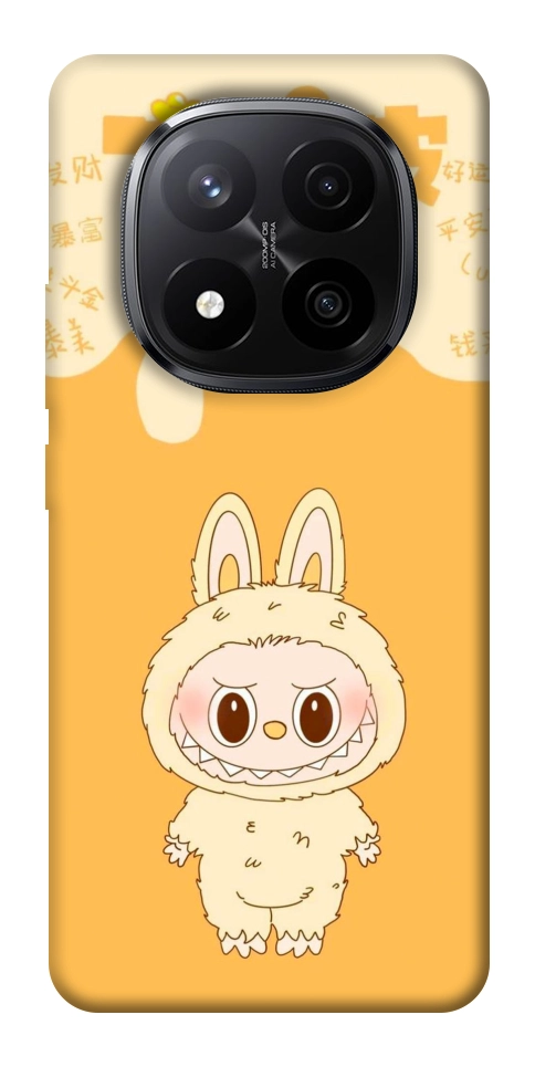 Чехол Yellow labubu для Xiaomi Redmi Note 14 Pro+ 5G