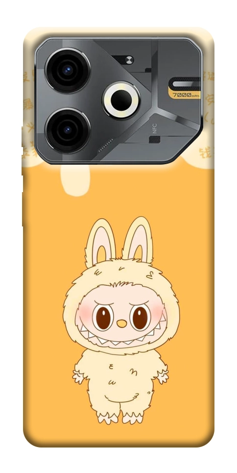 Чохол Yellow labubu для TECNO Pova 6 Neo (LI6)