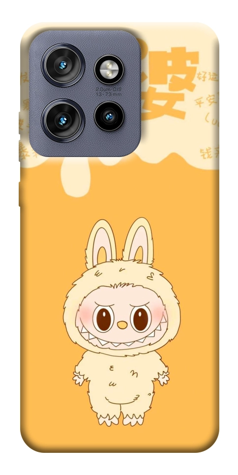 Чохол Yellow labubu для Motorola Edge 50 Neo