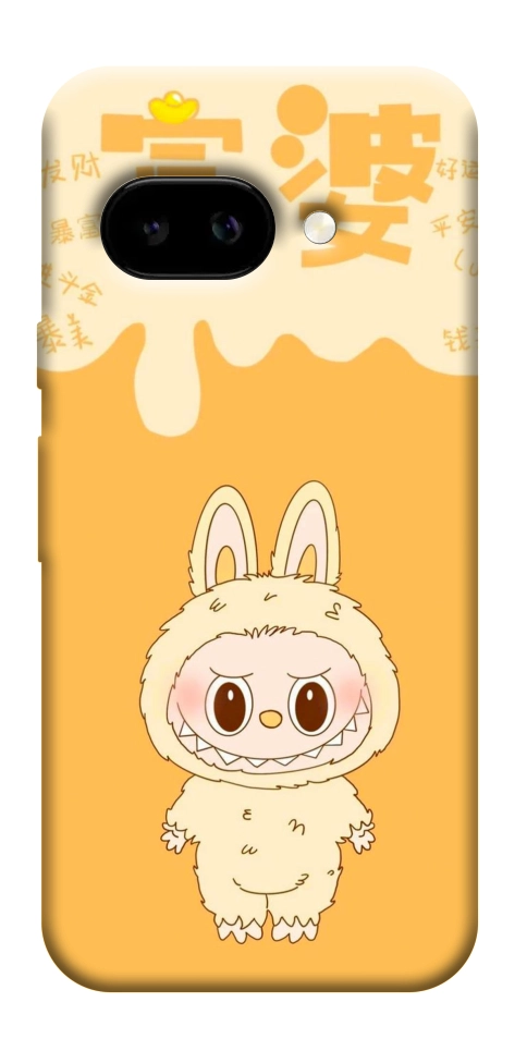 Чехол Yellow labubu для Google Pixel 9a