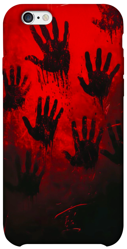 Чехол Bloody hands для iPhone 6