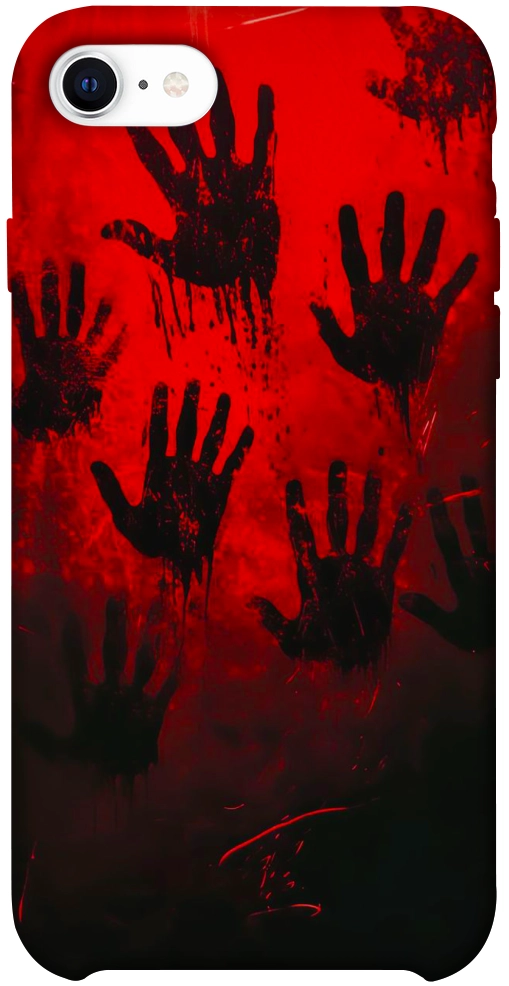 Чохол Bloody hands для iPhone SE (2020)