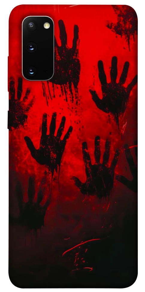 Чехол Bloody hands для Galaxy S20 (2020)