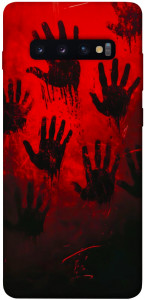 Чехол Bloody hands для Galaxy S10 Plus (2019)
