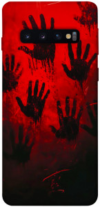 Чехол Bloody hands для Galaxy S10 (2019)