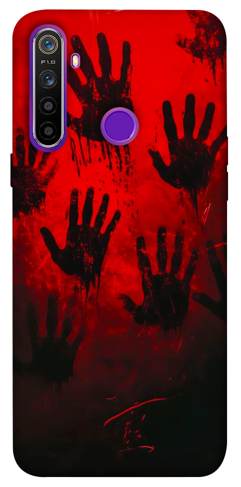 Чехол Bloody hands для Realme 5