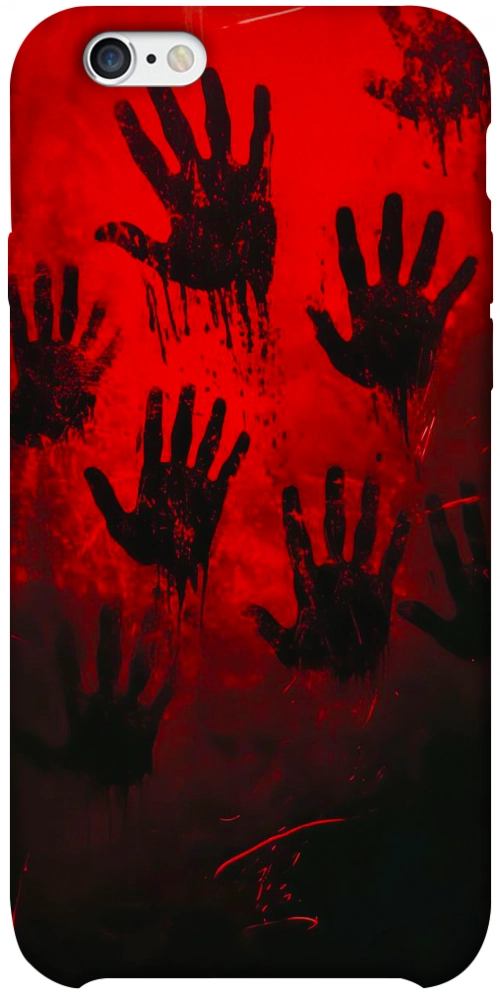 Чехол Bloody hands для iPhone 6S Plus