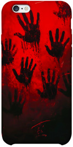 Чехол Bloody hands для iPhone 6s plus (5.5'')