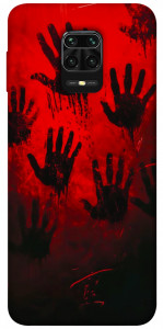 Чохол Bloody hands для Xiaomi Redmi Note 9S