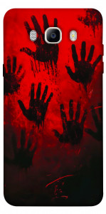 Чехол Bloody hands для Galaxy J7 (2016)