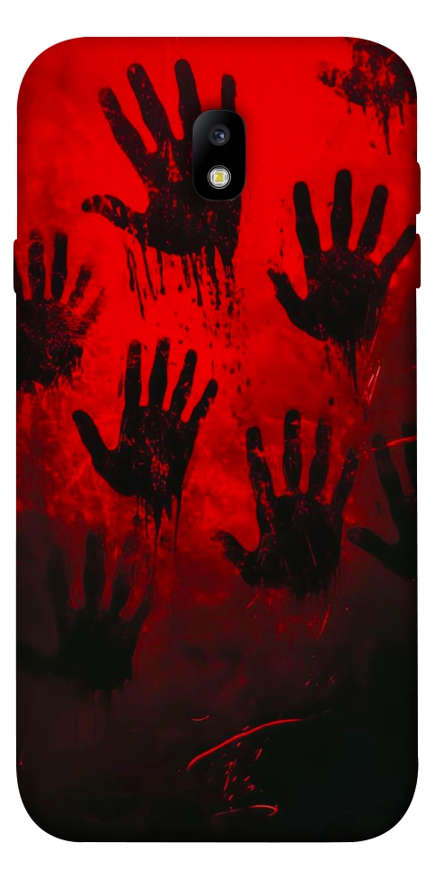 Чехол Bloody hands для Galaxy J7 (2017)