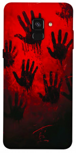 Чехол Bloody hands для Galaxy A8 (2018)