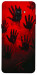 Чехол Bloody hands для Galaxy A8 (2018)