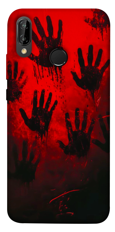 Чехол Bloody hands для Huawei P20 Lite