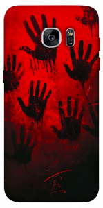 Чехол Bloody hands для Galaxy S7 Edge