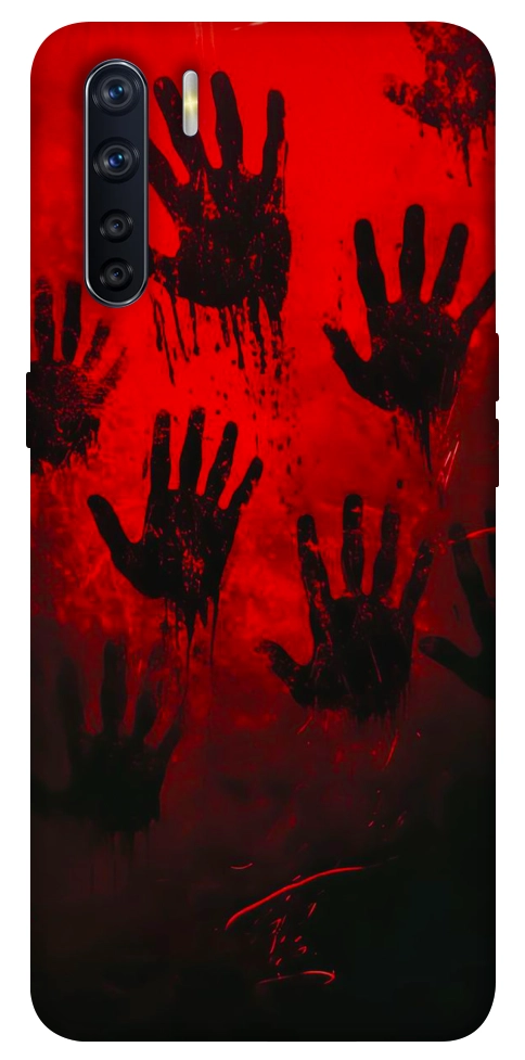 Чехол Bloody hands для Oppo A91