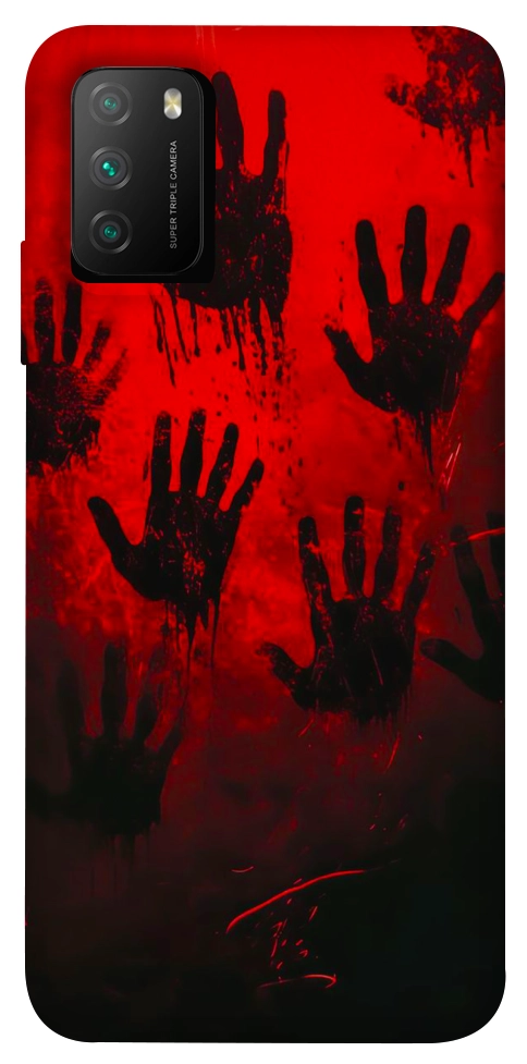 Чохол Bloody hands для Xiaomi Poco M3