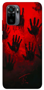 Чехол Bloody hands для Xiaomi Redmi Note 10