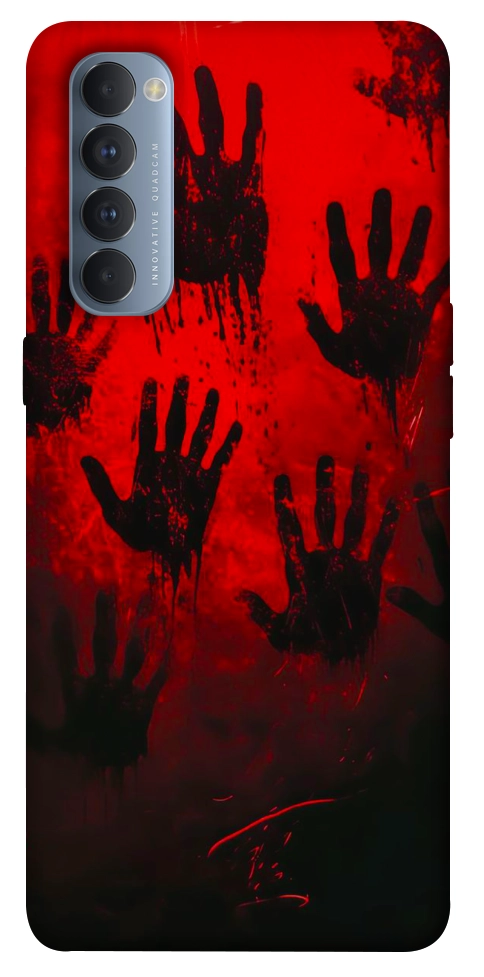 Чехол Bloody hands для Oppo Reno 4 Pro