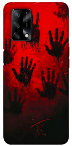 Чехол Bloody hands для Oppo A74 4G