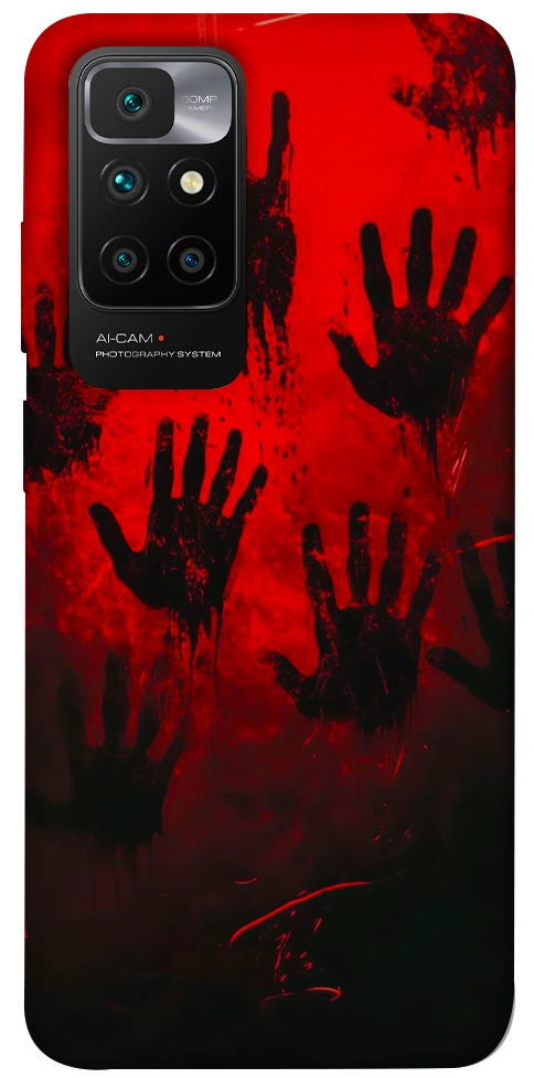 Чохол Bloody hands для Xiaomi Redmi 10