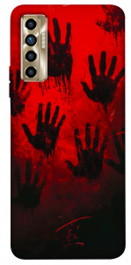 Чехол Bloody hands для TECNO Camon 17P