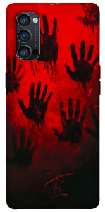 Чехол Bloody hands для Oppo Reno 4 Pro 5G