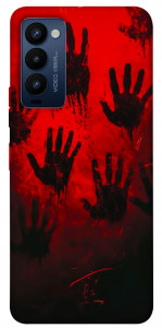 Чехол Bloody hands для TECNO Camon 18