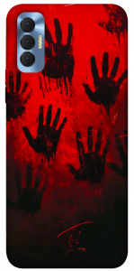 Чехол Bloody hands для TECNO Spark 8P