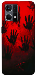 Чохол Bloody hands для Oppo Reno 7 4G