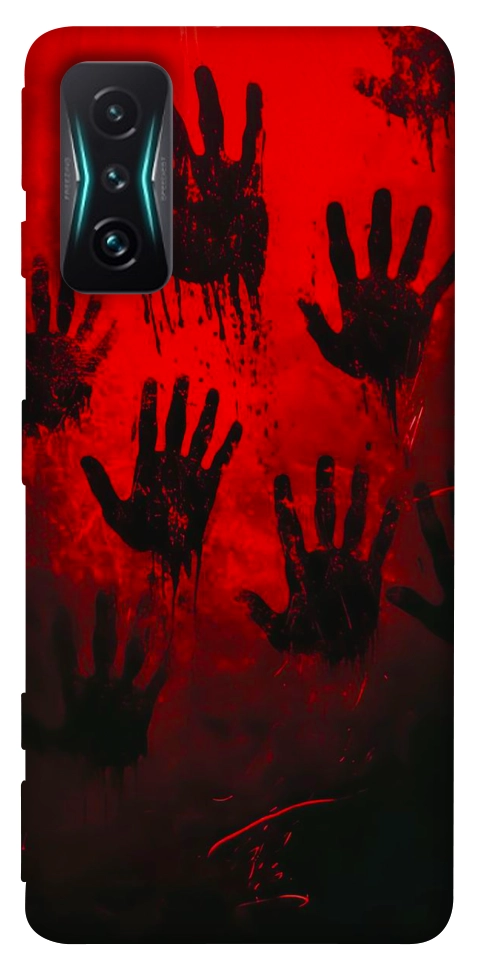 Чехол Bloody hands для Xiaomi Redmi K50 Gaming