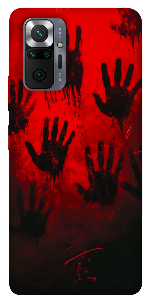 Чехол Bloody hands для Xiaomi Redmi Note 10 Pro Max