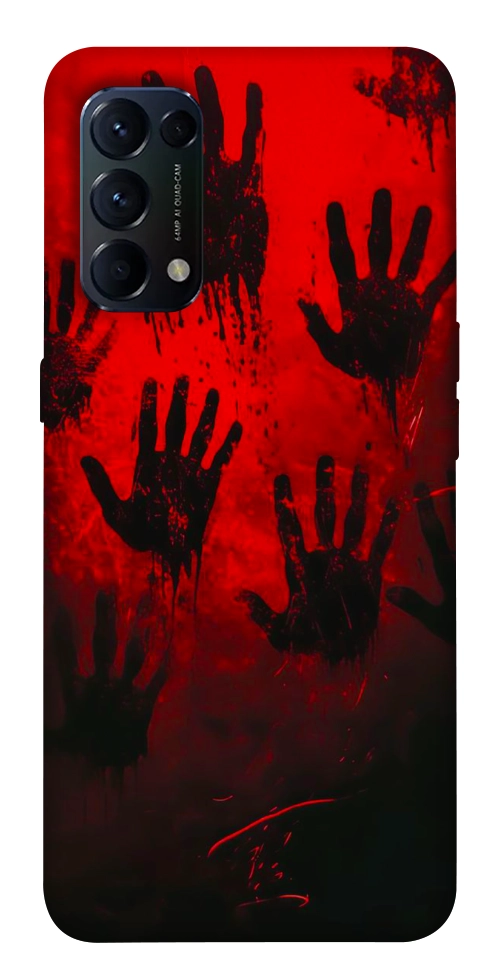 Чохол Bloody hands для Oppo Reno 5 4G